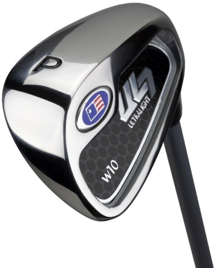 U.S. Kids Golf UL7-63 (160cm) W10 5-Club junior golf set, steel/graphite + stand bag, navy