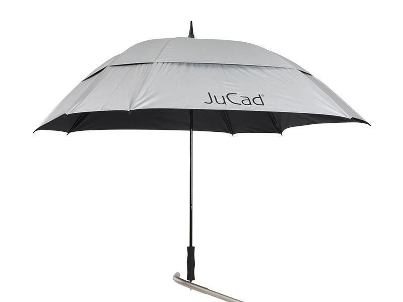 JuCad golf umbrella windproof 68" with pin, silver