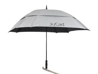 JuCad golf umbrella windproof 68" with pin, silver