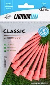 Lignum Tee 72mm (2 3/4") Flying Pink 12pack