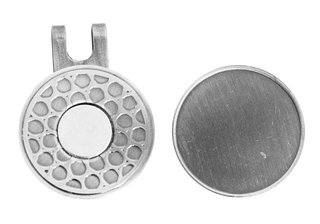 Longridge Deluxe Cap Clip and Ballmarker, silver