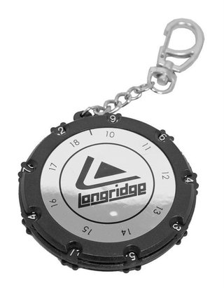 Longridge Round Scorer 18 Hole Score Counter, black