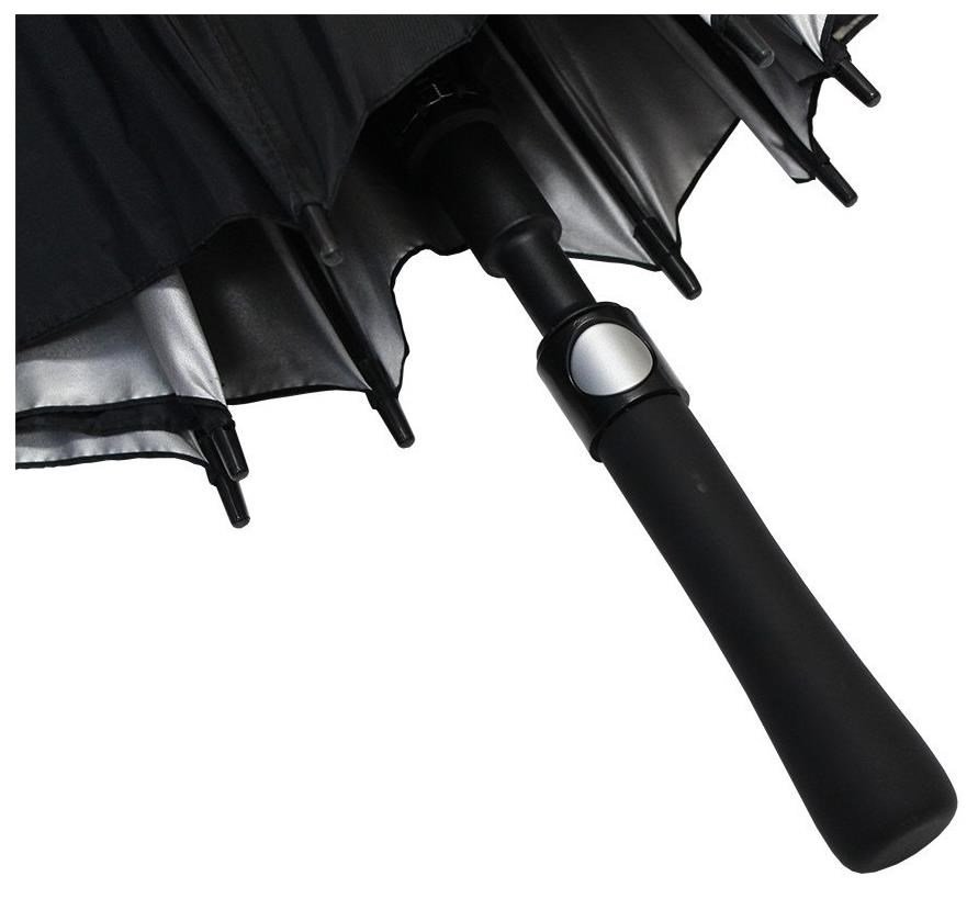 Axglo Auto Open 68" Golf Umbrella, black
