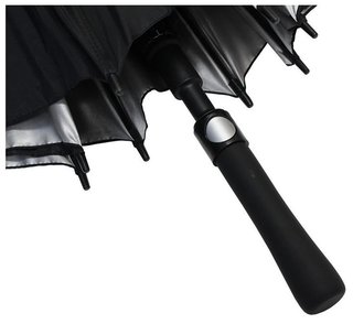 Axglo Auto Open 68" Golf Umbrella, black