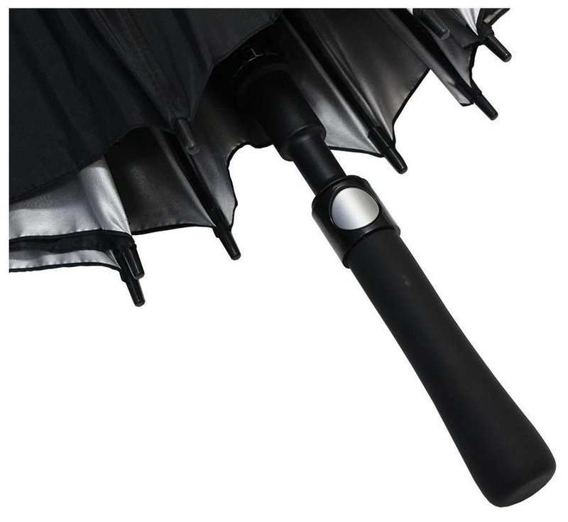 Axglo Auto Open 68" Golf Umbrella, black