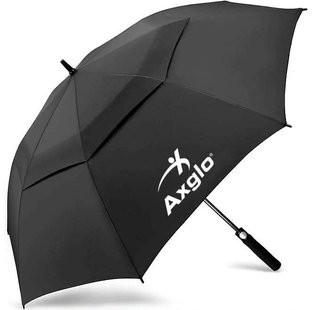 Axglo Auto Open 68" Golf Umbrella, black