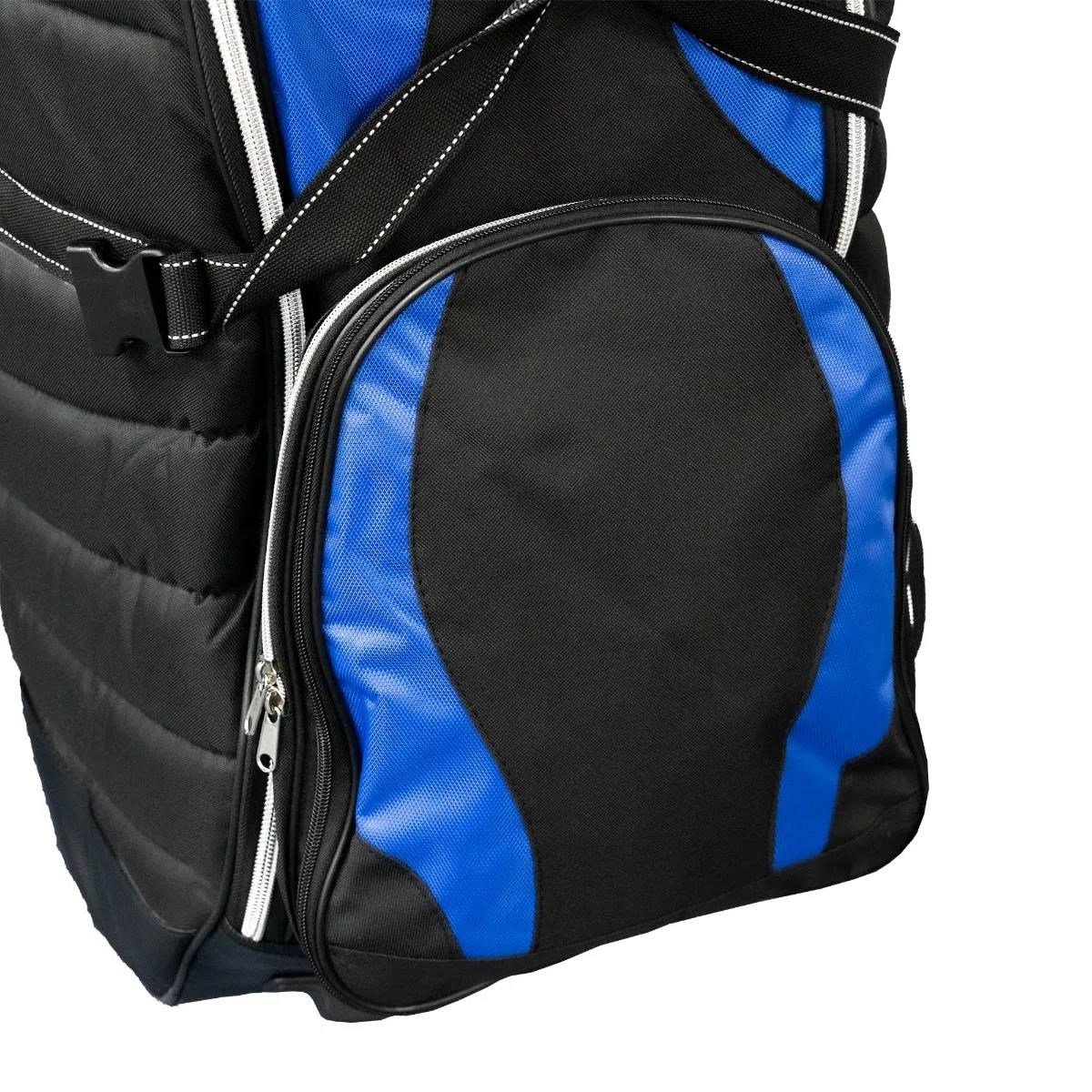 Longridge Tour Deluxe Roller travel bag, black/silver