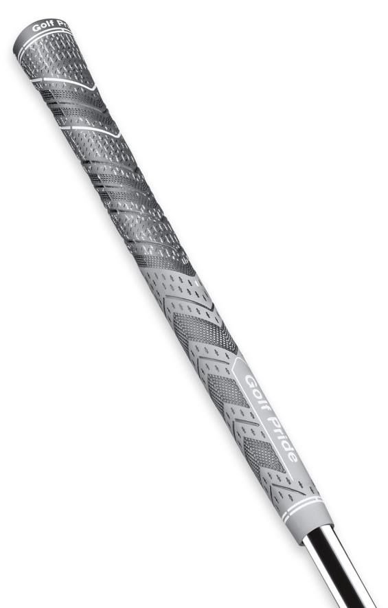 Golf Pride MultiCompound Cord Plus4 Grip, Midsize, Grey