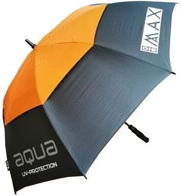 Big Max Aqua UV 60" Golf Umbrella, charcoal/orange
