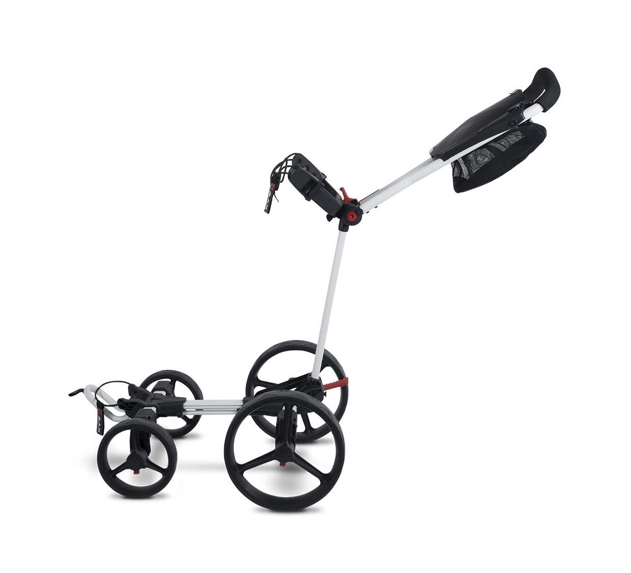 Big Max Blade Quattro manual trolley, white