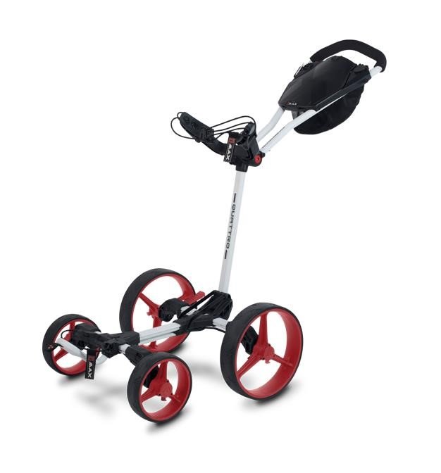 Big Max Blade Quattro manual trolley, white-red