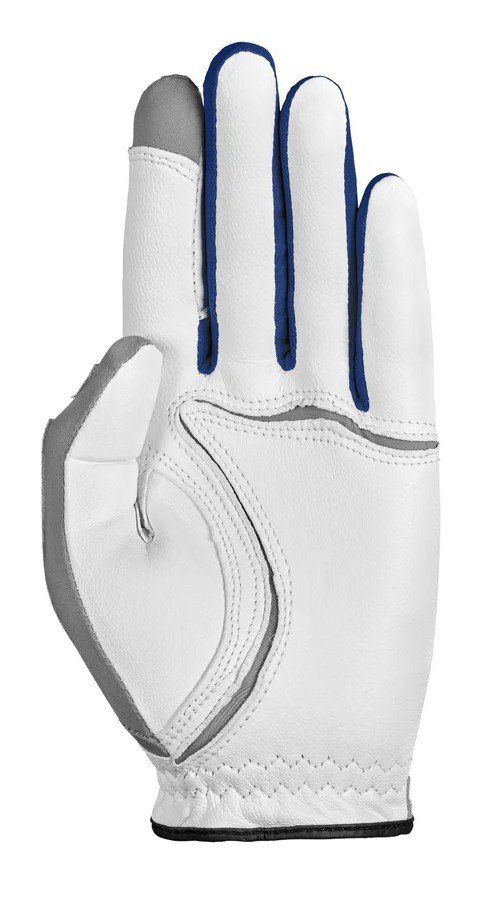 Zoom Zoom Tour mens golf glove, white/grey