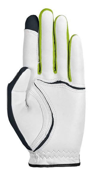 Zoom Zoom Tour mens golf glove, white/charcoal/lime