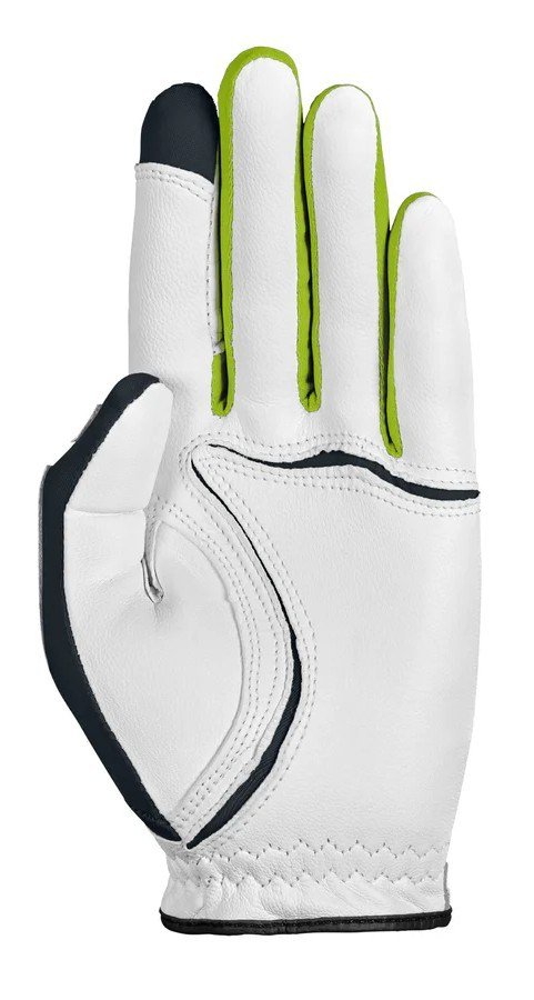 Zoom Zoom Tour mens golf glove, white/charcoal/lime