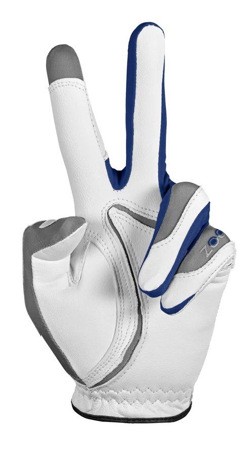 Zoom Zoom Tour ladies golf glove, white/grey
