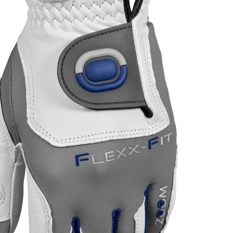 Zoom Zoom Tour ladies golf glove, white/grey
