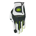 Zoom Tour ladies golf glove, white/charcoal/lime