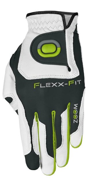 Zoom Zoom Tour ladies golf glove, white/charcoal/lime
