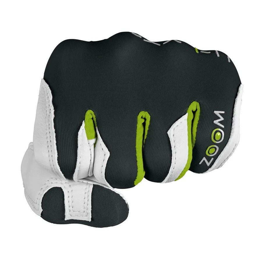 Zoom Zoom Tour ladies golf glove, white/charcoal/lime