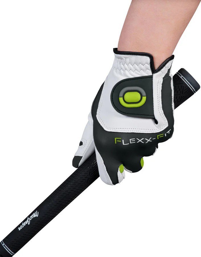 Zoom Zoom Tour ladies golf glove, white/charcoal/lime