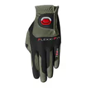 Zoom Weather mens golf glove, charcoal/black/red
