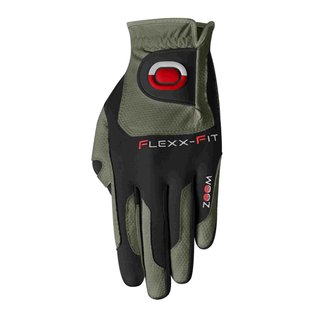 Zoom Zoom Weather mens golf glove, charcoal/black/red