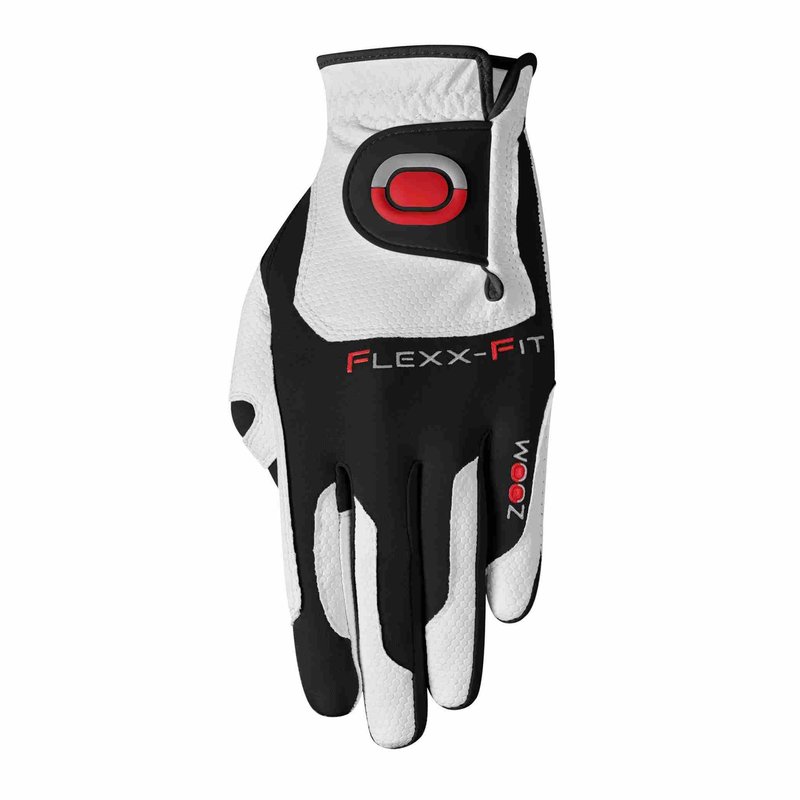 Zoom Zoom Weather mens golf glove, white/black