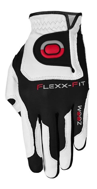 Zoom Zoom Grip ladies golf glove, white/black/red