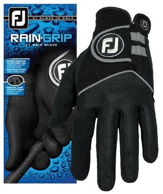 Footjoy RainGrip mens golf glove, black