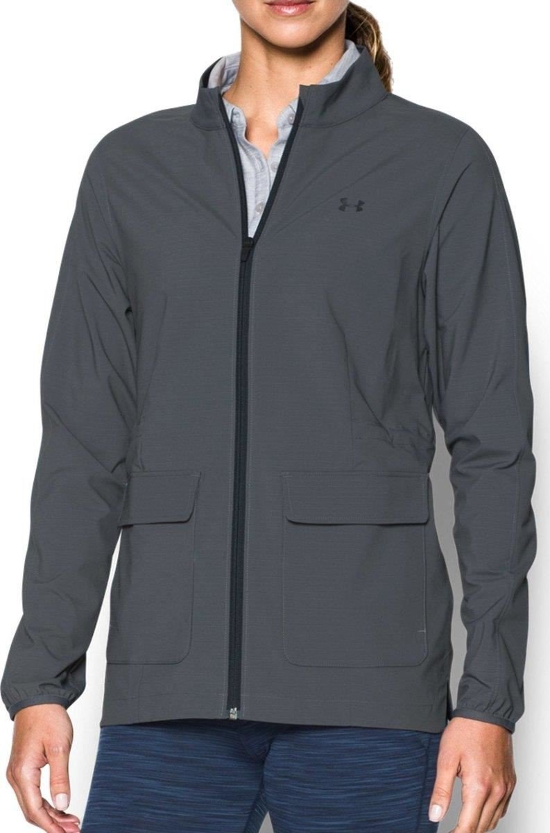 Under Armour Storm WindStrike women's jacket, gray/black