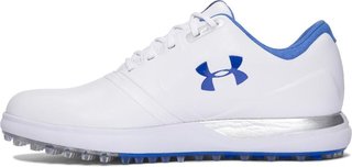 Under Armour W Performance SL ladies golf shoes, white/mediterranean blue