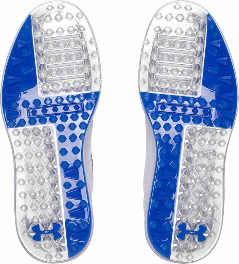 Under Armour W Performance SL ladies golf shoes, white/mediterranean blue