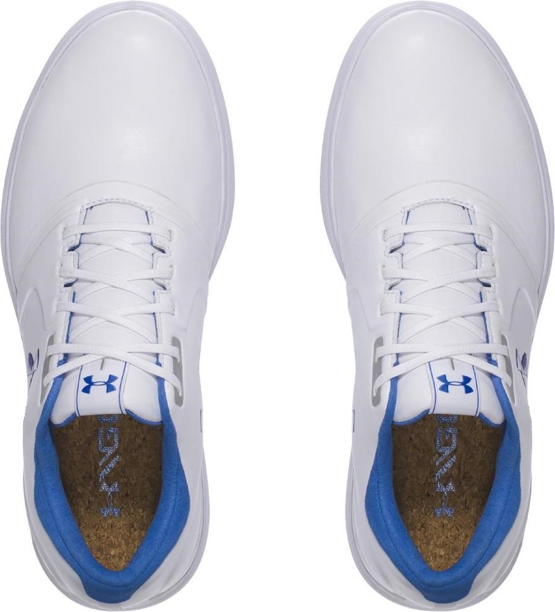 Under Armour W Performance SL ladies golf shoes, white/mediterranean blue