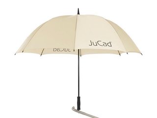 JuCad golf umbrella 68" with pin, beige