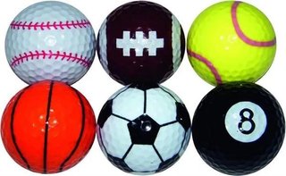 Longridge Sports golf balls, mix of colors