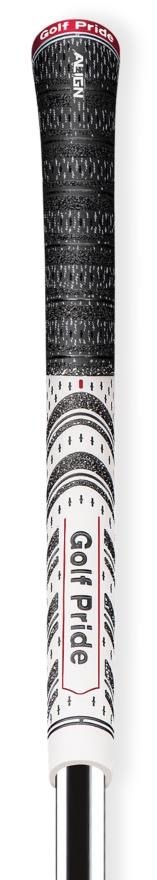 Golf Pride MCC Align Grip, Standard, White/Red/Black