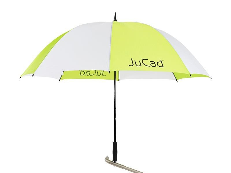 JuCad golf umbrella 68" with pin, white/green