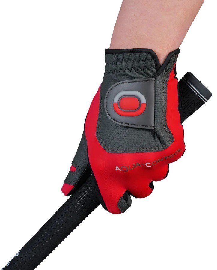 Zoom Zoom Aqua Control mens golf glove, red