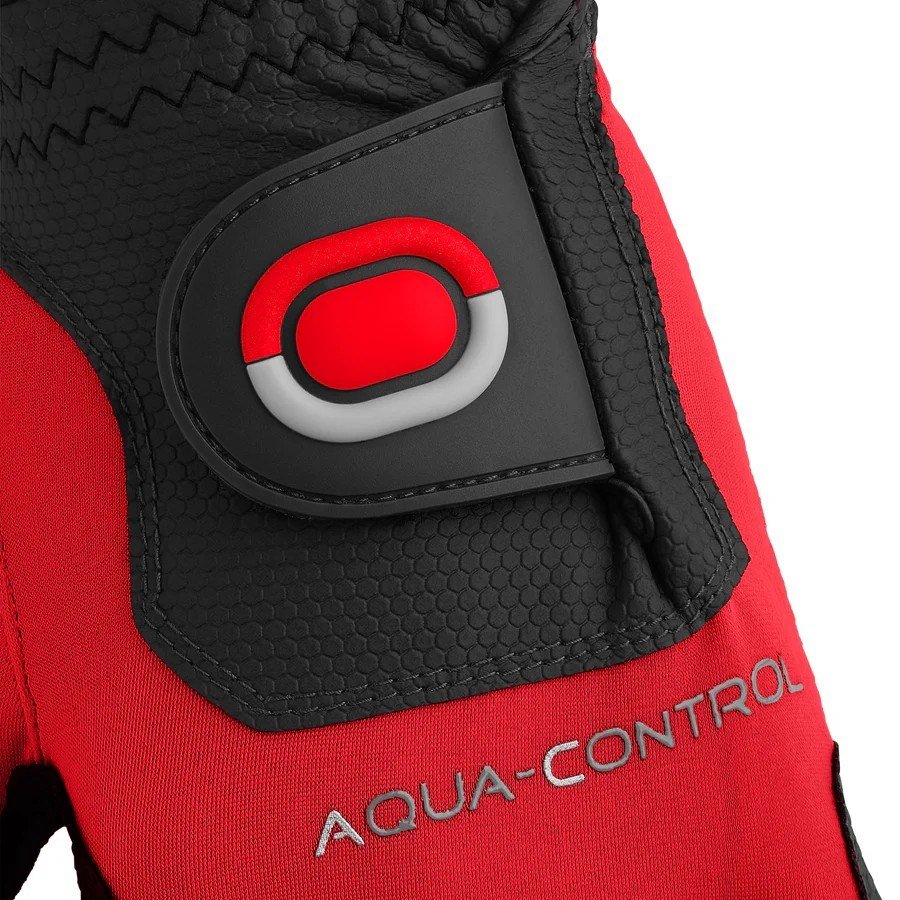 Zoom Zoom Aqua Control mens golf glove, red