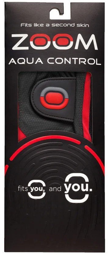 Zoom Zoom Aqua Control mens golf glove, red