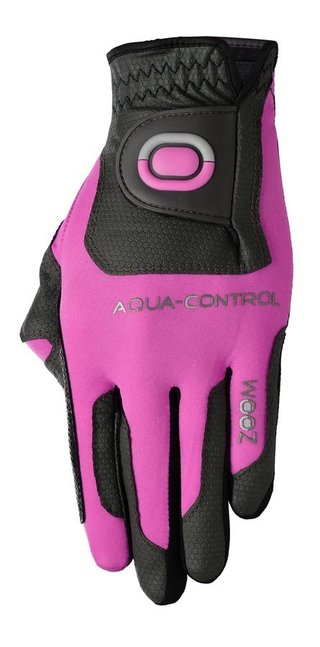 Zoom Zoom Aqua Control ladies golf glove, charcoal/fuchsia