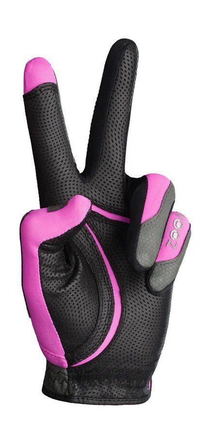 Zoom Zoom Aqua Control ladies golf glove, charcoal/fuchsia