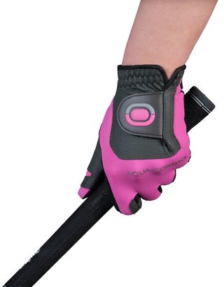 Zoom Zoom Aqua Control ladies golf glove, charcoal/fuchsia