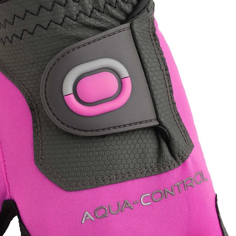 Zoom Zoom Aqua Control ladies golf glove, charcoal/fuchsia