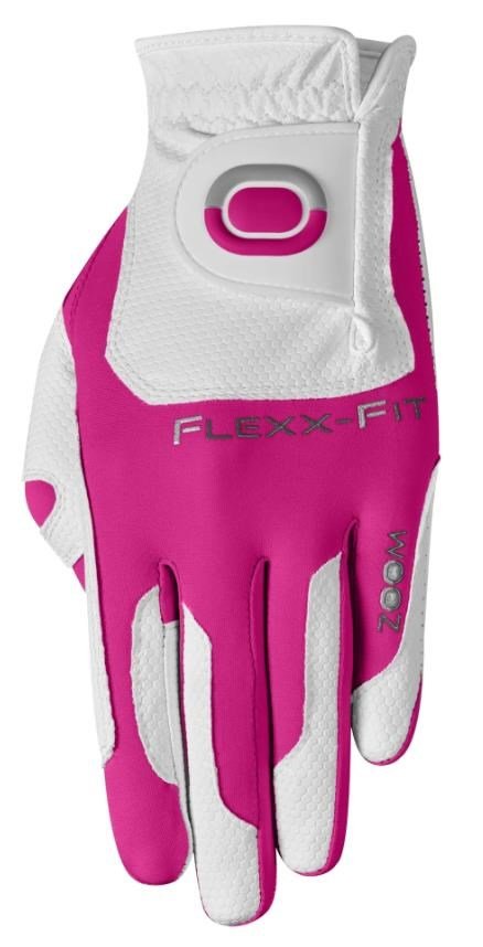 Zoom Zoom Weather ladies golf glove, white/fuchsia