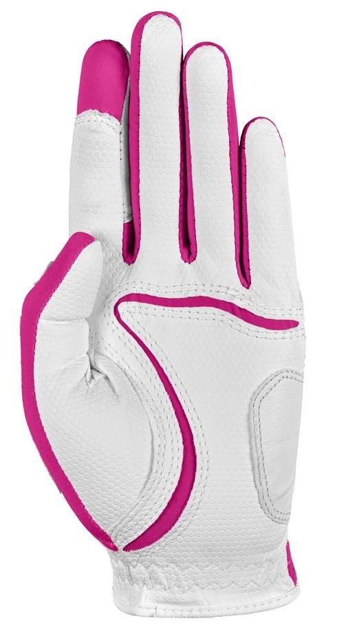 Zoom Zoom Weather ladies golf glove, white/fuchsia