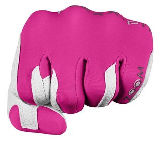 Zoom Zoom Weather ladies golf glove, white/fuchsia