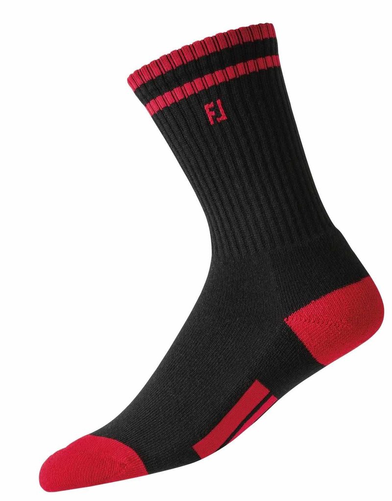 FootJoy ProDry Crew junior socks, black
