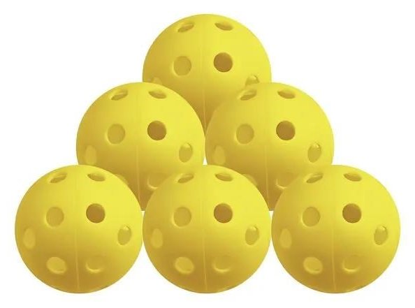 Longridge Airflow Practice golf balls, yellow