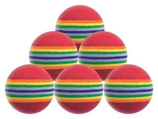 Longridge Multi-Coloured Foam golf balls